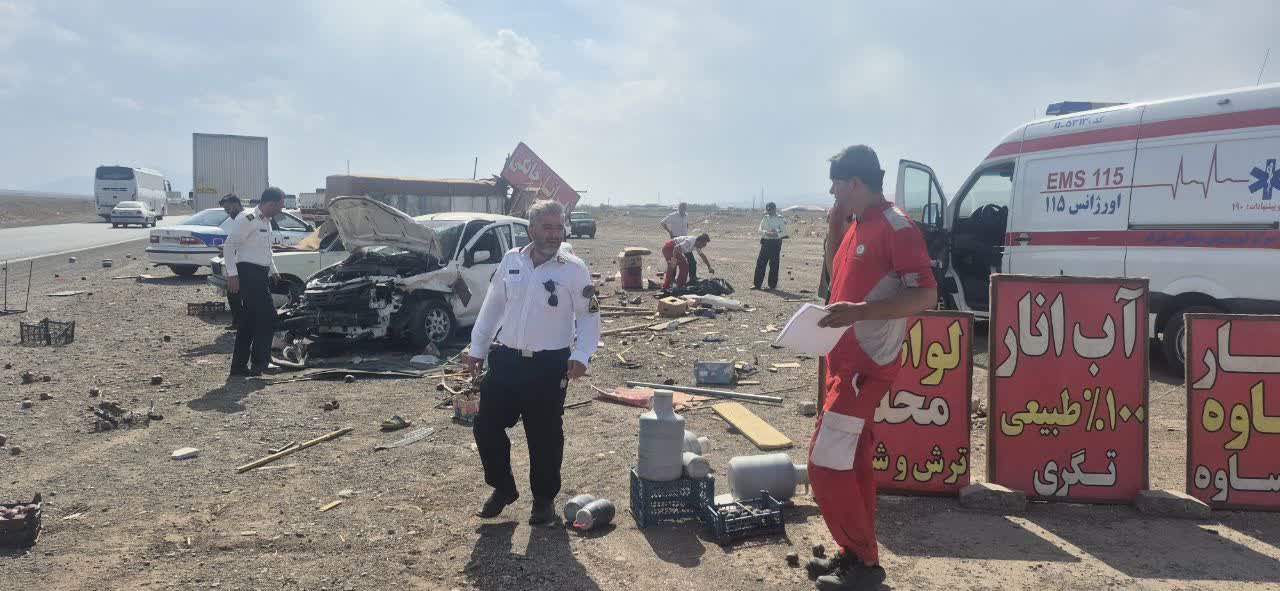  تصادف در محور قم به سلفچگان؛ با یک فوتی 