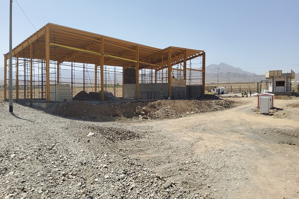 پیشرفت 70 درصدی پروژه احداث راهدارخانه مرکزی شهرستان کهک 